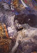 Mikhail Vrubel Foreknow oil on canvas